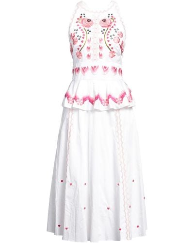 Temperley London Midi Dress - White