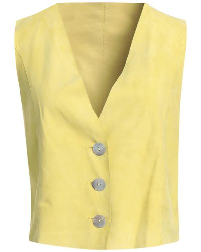 Salvatore Santoro Tailored Vest - Yellow