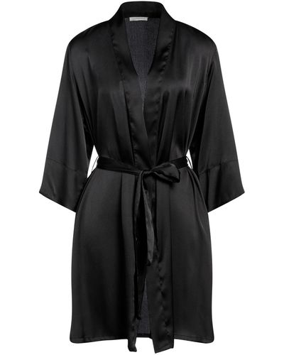 Verdissima Dressing Gown Or Bathrobe - Black