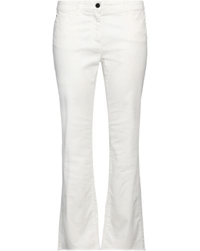 Elena Miro Denim Trousers - White