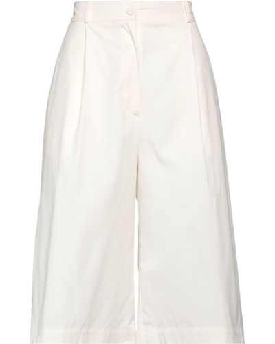 Suoli Pantaloni Cropped - Bianco