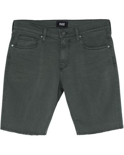 PAIGE Shorts Jeans - Grigio