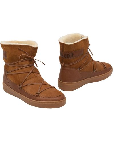 Moon Boot Ankle Boots - Brown