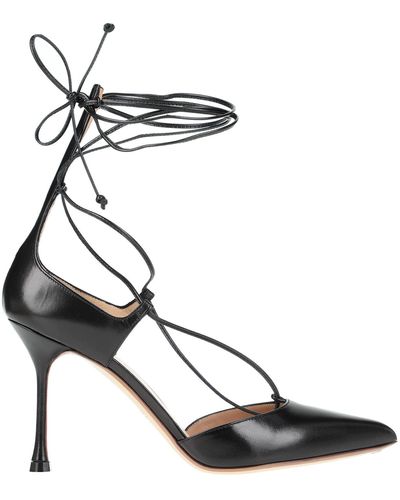 Francesco Russo Court Shoes - Black