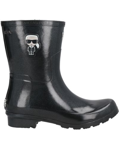 Karl Lagerfeld Botines de caña alta - Negro