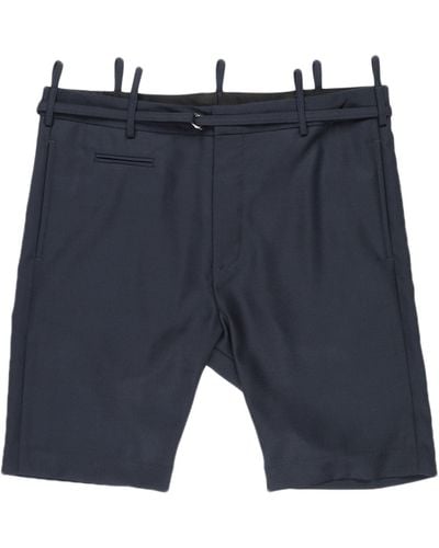 R13 Midnight Shorts & Bermuda Shorts Wool - Blue
