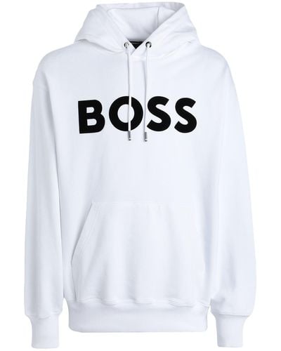 BOSS Sweatshirt - Weiß