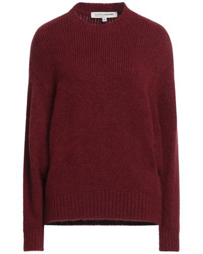 European Culture Sweater - Red