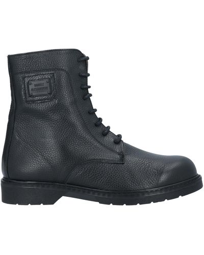 Grey Daniele Alessandrini Ankle Boots - Black