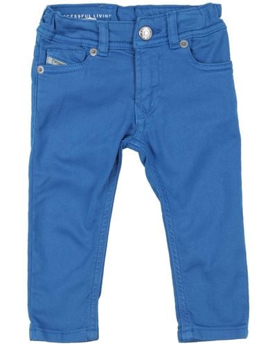 DIESEL Pants Cotton, Elastane - Blue