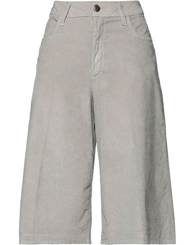 Shaft Cropped Trousers - Grey