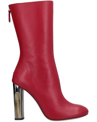 Alexander McQueen Ankle Boots - Red