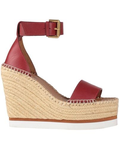 See By Chloé Espadrilles Leather - Red