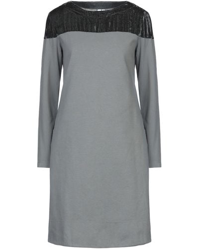 European Culture Mini Dress - Gray