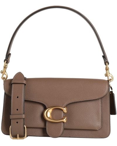 COACH Khaki Cross-Body Bag Soft Leather - Brown