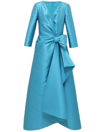 Alberta Ferretti Maxi-Kleid - Blau