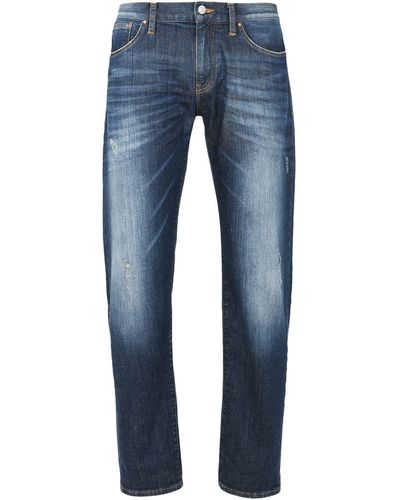 Armani Exchange Denim Trousers - Blue