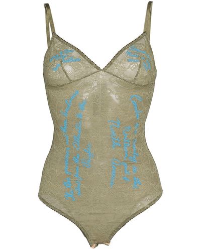 DSquared² Lingerie Bodysuit - Green