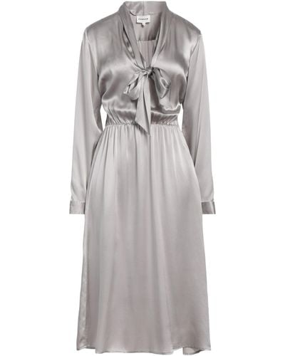 P.A.R.O.S.H. Midi Dress - Grey