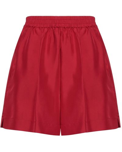 Semicouture Shorts E Bermuda - Rosso