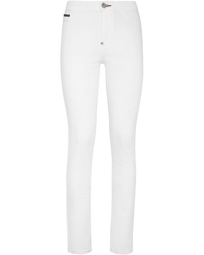 Philipp Plein Pantaloni Jeans - Bianco
