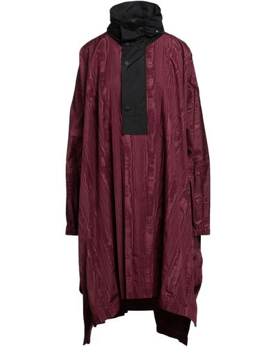MSGM Overcoat & Trench Coat - Purple
