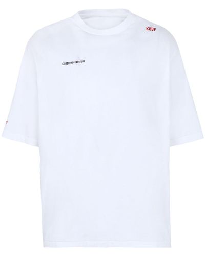 Kidsofbrokenfuture Camiseta - Blanco