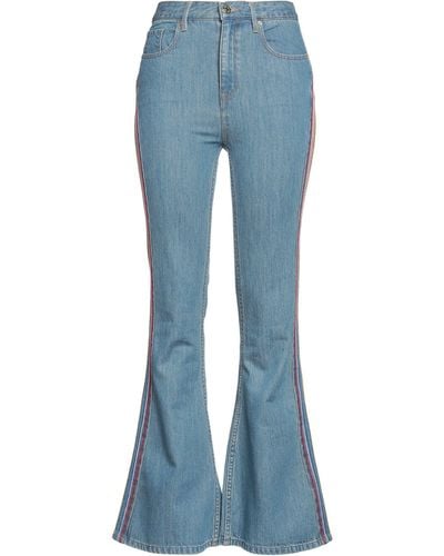 Jeans Juicy Básico Tiro Alto - Light Blue Denim — Only
