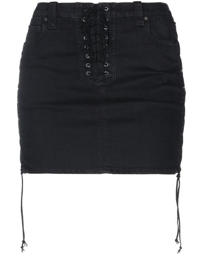 Unravel Project Denim Skirt - Black
