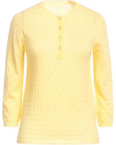 Majestic Filatures Sweater Cashmere - Yellow
