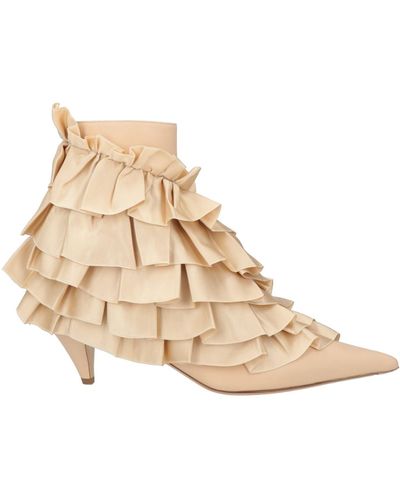 Rochas Ankle Boots - Natural