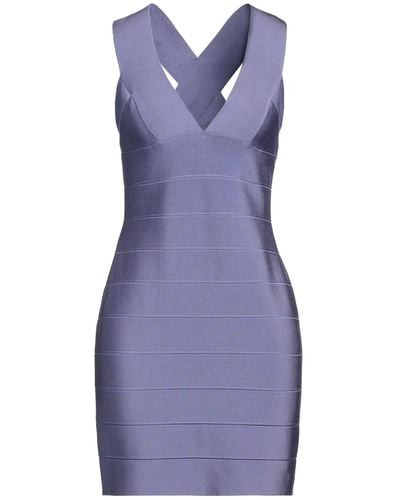 Hervé Léger Mini Dress - Blue