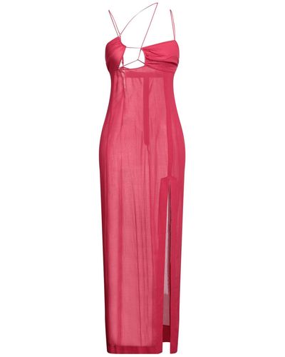 Nensi Dojaka Maxi Dress Cotton - Pink