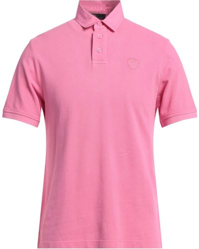 Blauer Polo Shirt - Pink