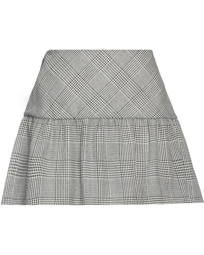 Alessandra Rich Mini Skirt - Grey