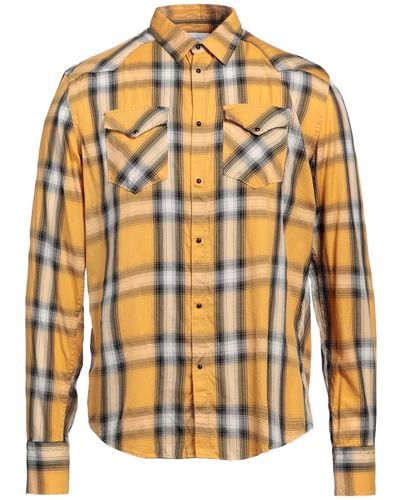 Aglini Shirt Cotton, Lyocell - Yellow
