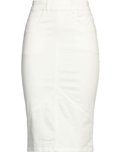 Rebel Queen Midi Skirt - White