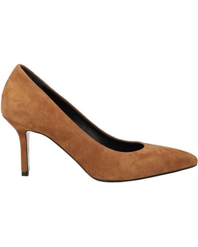 NINNI Camel Court Shoes Leather - Brown