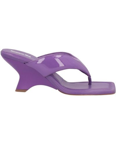 Gia Borghini Thong Sandal - Purple
