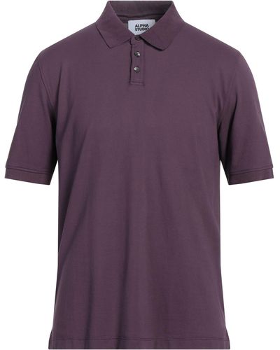 Alpha Studio Polo Shirt - Purple