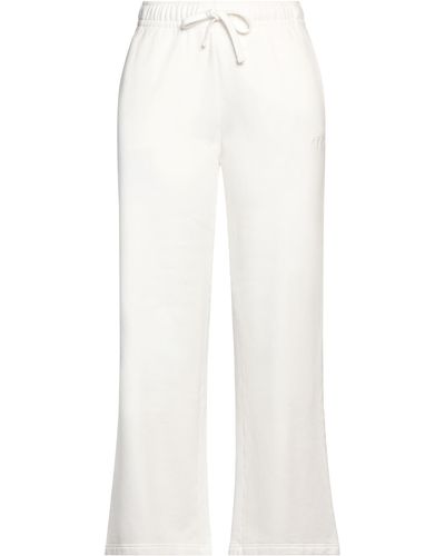 Mc2 Saint Barth Pants Cotton - White