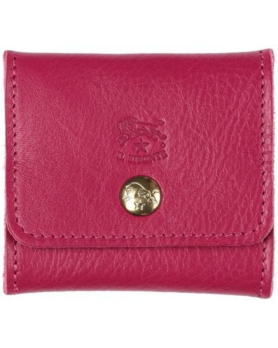 Il Bisonte Coin Purse Leather - Pink