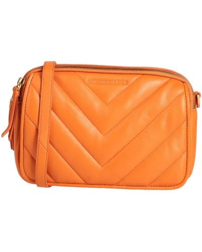 LES VISIONNAIRES Handbag Lambskin - Orange