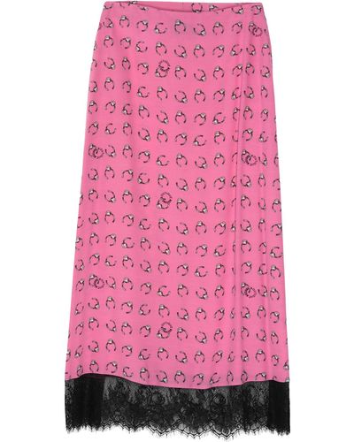 Boutique Moschino Maxi Skirt - Pink