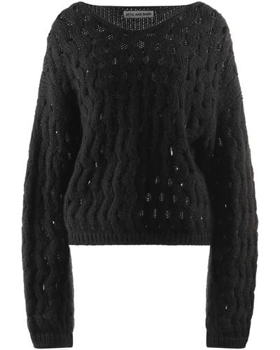 Attic And Barn Sweater - Black