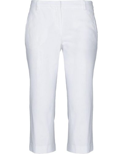 True Royal Cropped Pants - White