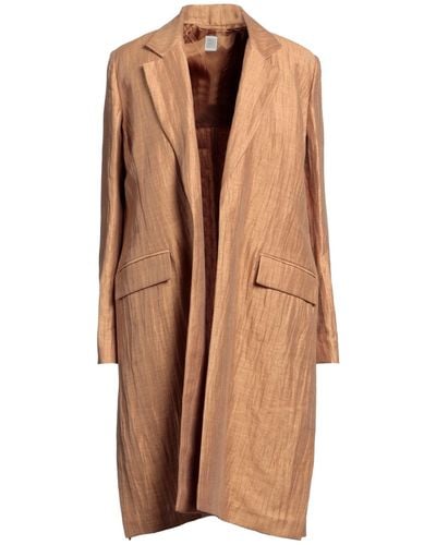 Eleventy Overcoat & Trench Coat - Brown