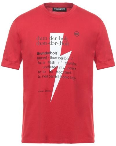 Neil Barrett T-shirts - Rot