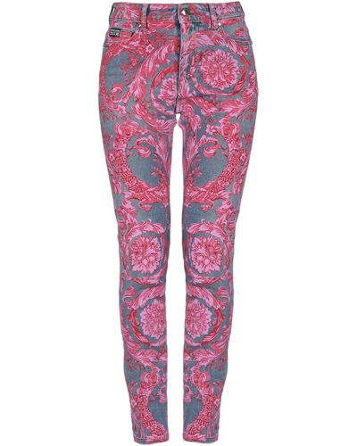 Versace Pantaloni Jeans - Rosa