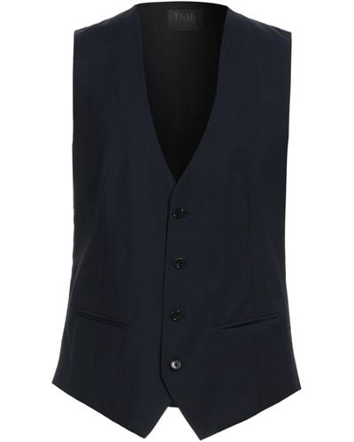 Tombolini Tailored Vest Virgin Wool - Blue
